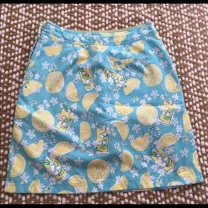 Lily Pulitzer Size 0 Lemonade Skort